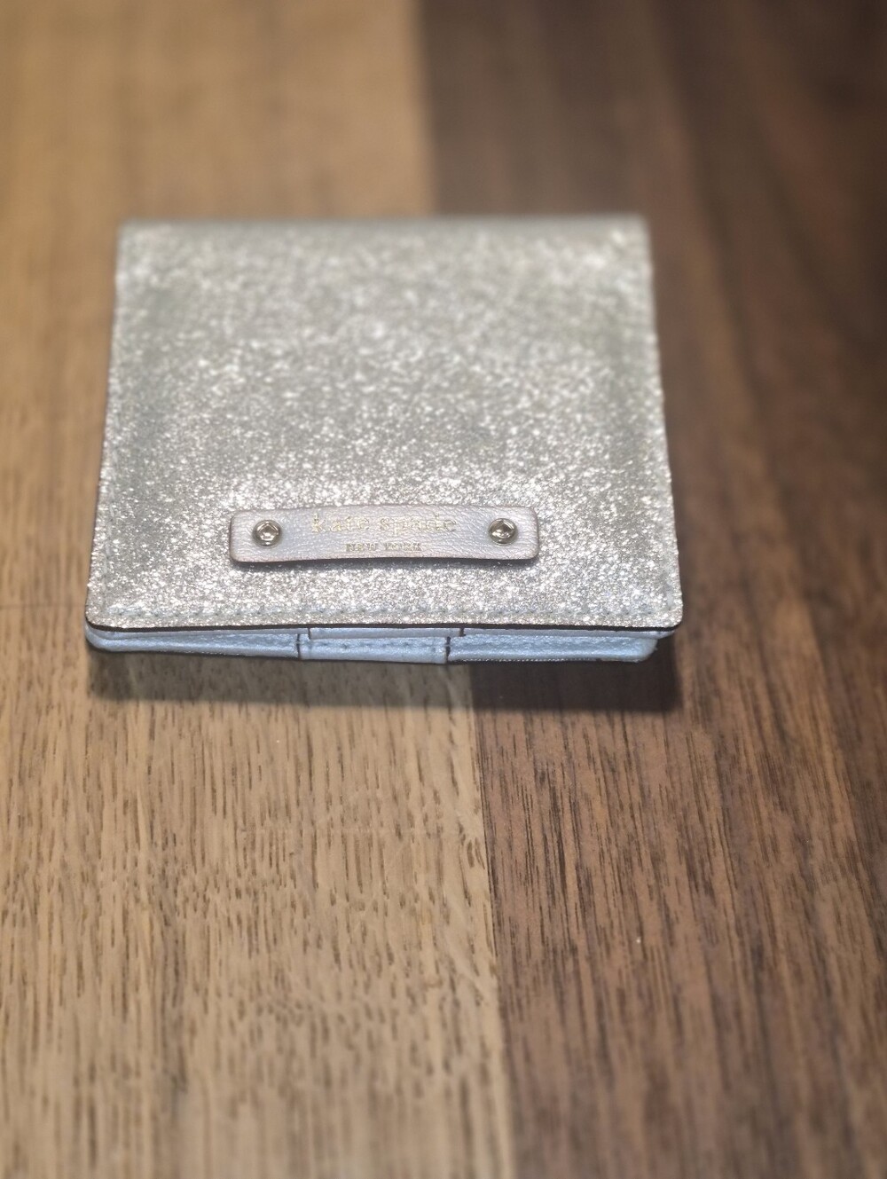 Kate Spade Silver Glitter Wallet